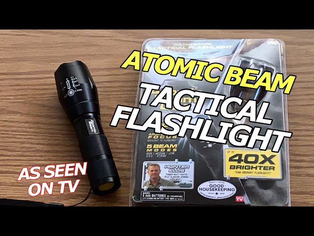 As Seen On TV Atomic Beam Tactical Flashlight