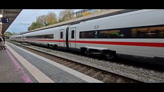 Abfahrt ICE 655 (7-Teiliger ICE4) von Köln Messe/Deutz nach Berlin Ostbahnhof in Wuppertal Hbf