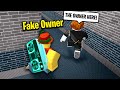 FAKE OWNER trolling in Roblox Murder Mystery 2