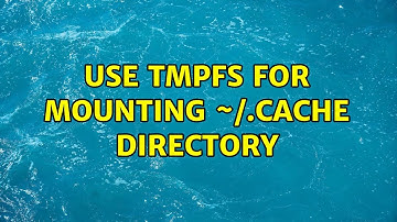 Ubuntu: use tmpfs for mounting ~/.cache directory