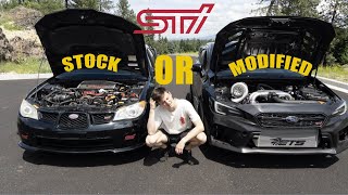 Hawkeye vs VA STi / Which is better- STOCK or MODIFIED?!?