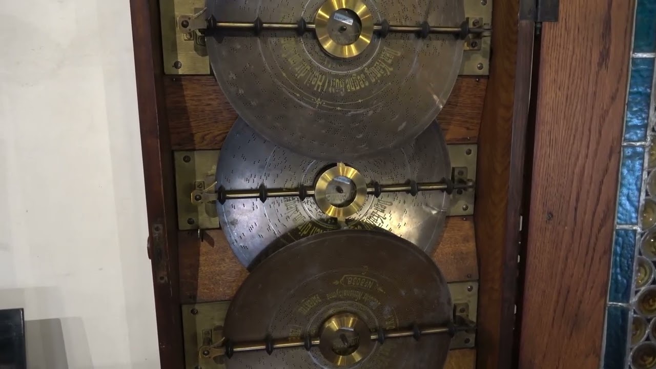 ディスクオルゴール》Symphonion Eroica Disc Music Box 
