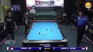 FULL MATCH SOMAC XVI & Ladies Open 2024 Andri - JFS VS Rudy S - Jatim