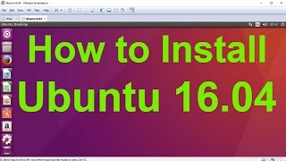 how to install ubuntu 16.04.1 lts   vmware tools on vmware workstation/player easy tutorial