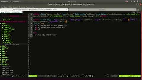 4 Tutorial HAML Ruby on Rails - id,class, custom data attributes