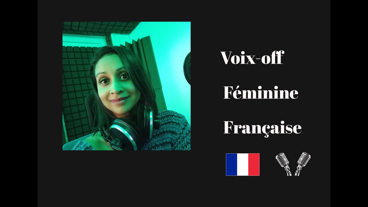 enregistrer toutes vos voix-off féminine voix-off femme de qualité et rapidement