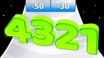DIGIT RUN 3D - Level Up Number, Math Games (Freeplay)