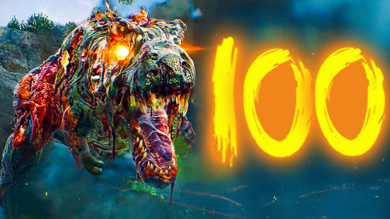SECRET ROUND 100 BOSS FIGHT EASTER EGG ON SHATTERED VEIL! (Black Ops 6 Zombies)