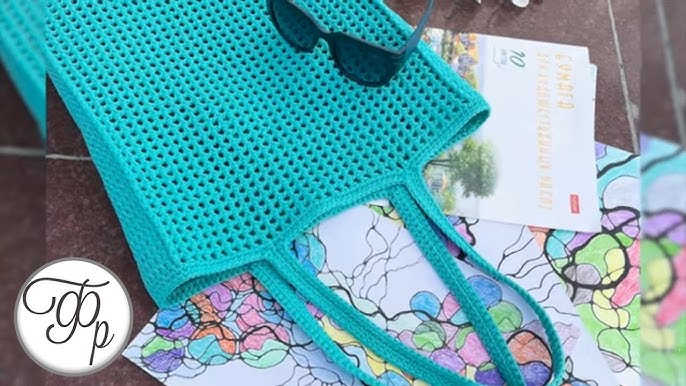 I made Prada's £1,400 crochet tote bag 🤩 #crochet #totebag #prada