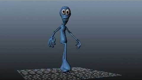 Walk Cycle Test 01-Autodesk Maya 2013