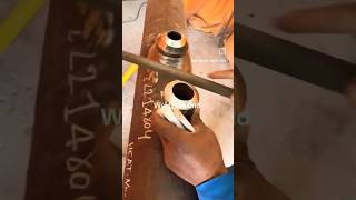 weldolet fit up and welding and finishing! #shorts #shortsfeed #viral #ytshorts