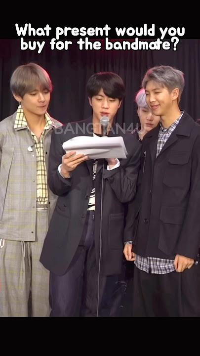 What present would you buy for the bandmate? #bts #v #jin #suga #rm #jungkook #jimin #jhope