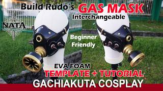 Build Gachiakuta Rudo Gas Mask | Simple EVA Foam Cosplay Tutorial