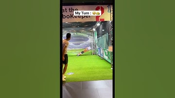 Challenging Neymar & Messi Vs Robot Goal Keeper. ⚽️ #shorts #football #soccer #messi #neymar