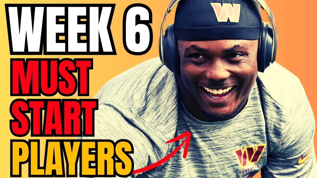 These Players Will GO NUCLEAR In Week 6 Fantasy Football DO NOT these-players-will-go-nuclear-in-week-6-fantasy-football-do-not