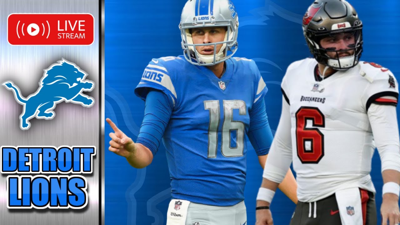 Lions vs. Buccaneers Live Streaming Watch Party YouTube