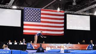 2017 National Trampoline Champion Rachel Pizzolato