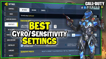 Best Sensitivity/Gyroscope Settings For Cod Mobile Season 11(MP & BR) #codm