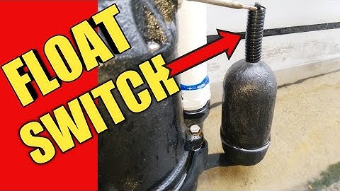 How to adjust float switch to your pump