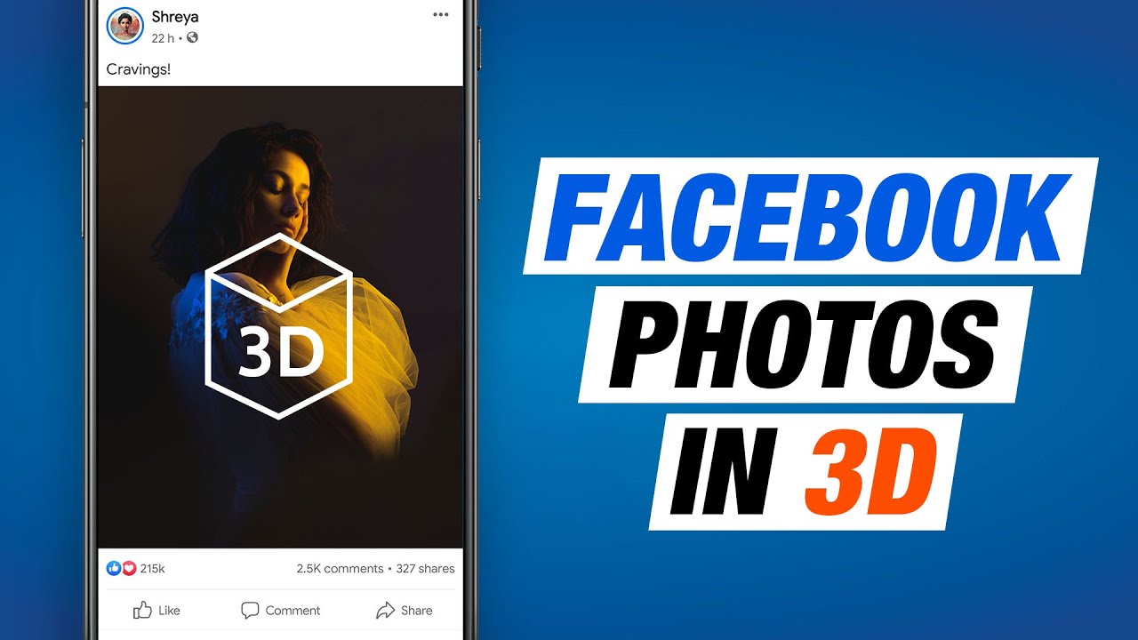 how to make a 3d cover photo on facebook