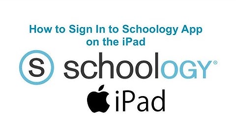 How to sign into Schoology App