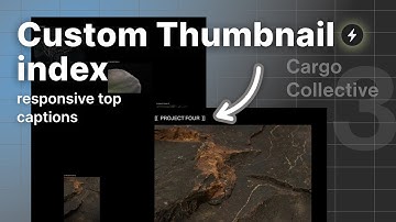 Cargo Collective Portfolio website (HTML/CSS Tutorial)