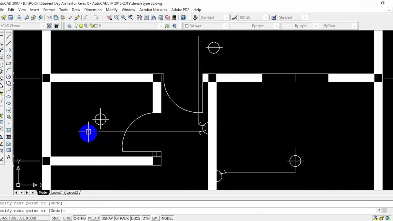 Belajar Autocad 2 Membuat Denah Elektrikal Youtube Belajar Autocad 2 Membuat Denah Elektrikal Youtube
