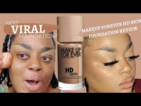 NEXT VIRAL FOUNDATION?! MAKEUP FOREVER HD SKIN 3N54 