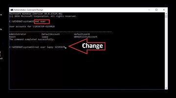 How to Change Windows 10 Password without Knowing Old Password Using CMD