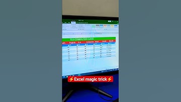 Excel magic trick🔥  #excel #exceltips #computer #viral  #shortvideo #education