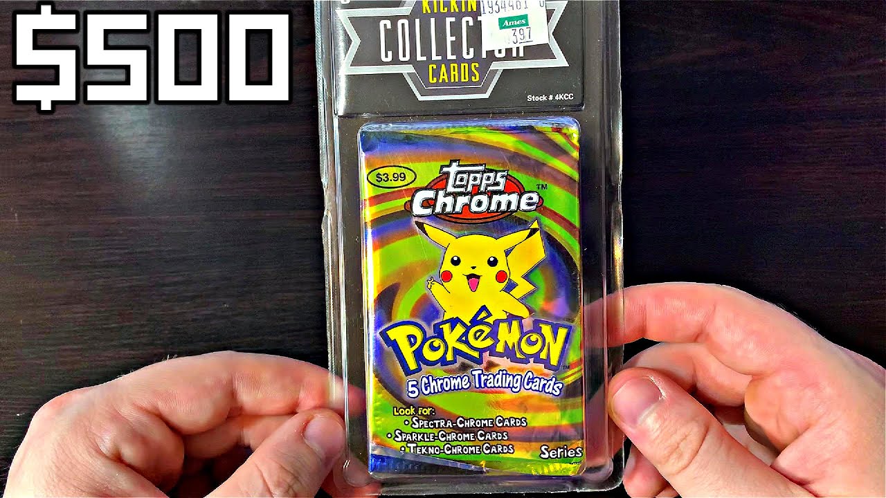 Opening a $500 Pokemon Topps Chrome Booster Pack! - YouTube