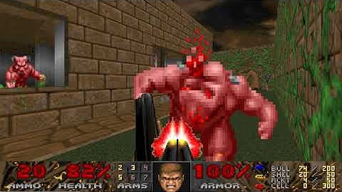 Doom Demonfear (1999) MAP05: "Communication Base" UV Max Speedrun 2:45 100% Kills 100% Secrets