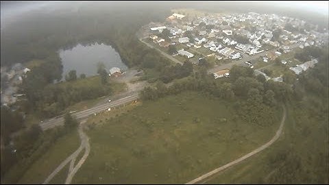 MJX Bugs 3 FOG RUN  5.8 GHZ FPV Eachine E40G Hybrid FLIGHT Test