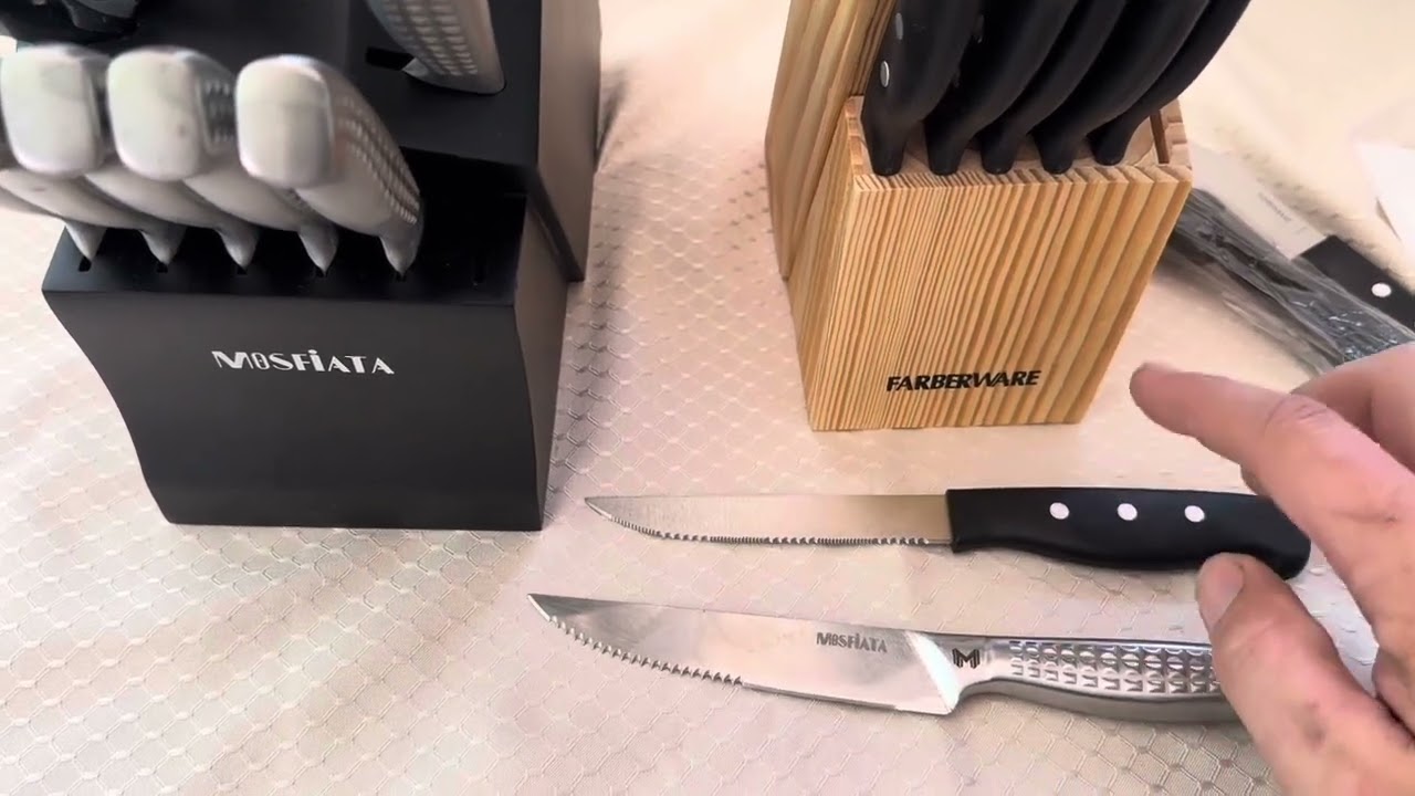 Mosfiata Knife Set Vs Farberware Knife Set 
