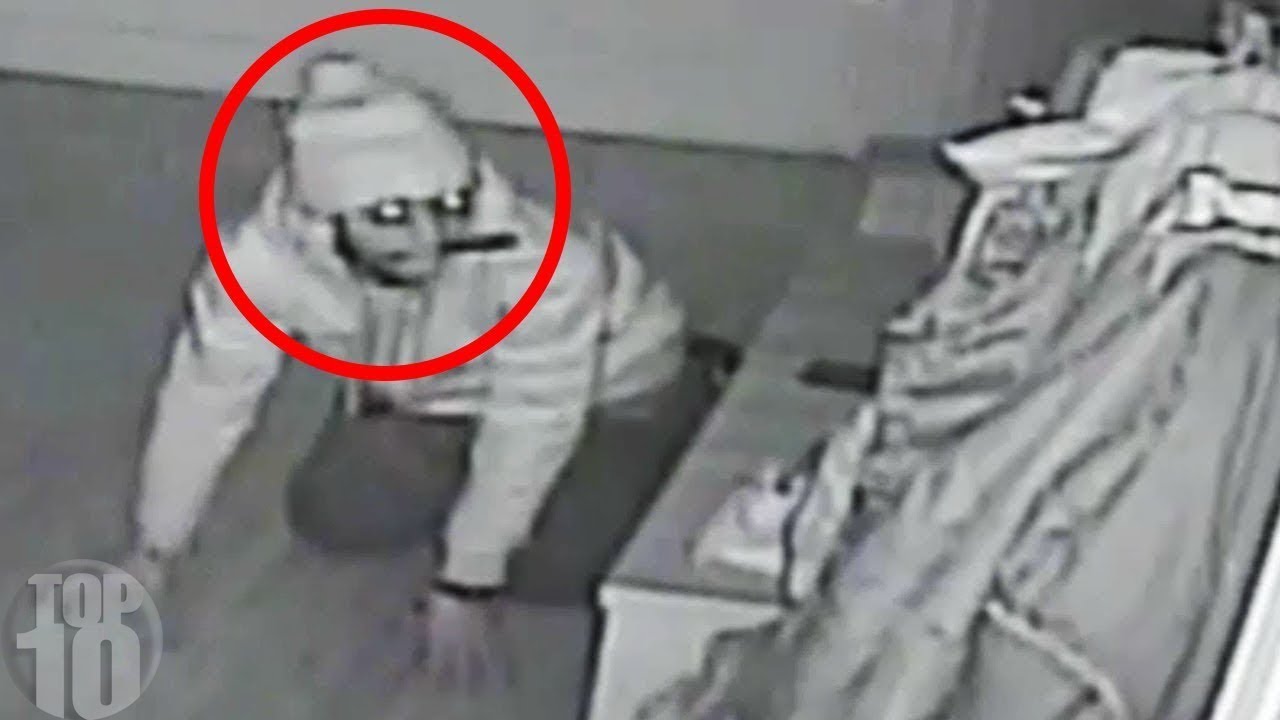 10 Weird Things Caught on Security Cameras - YouTube