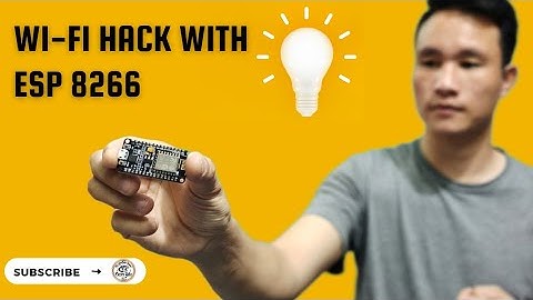 HACK any WiFi with NodeMCU ESP8266