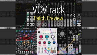 one sound ambient patch  VCV rack patch preview