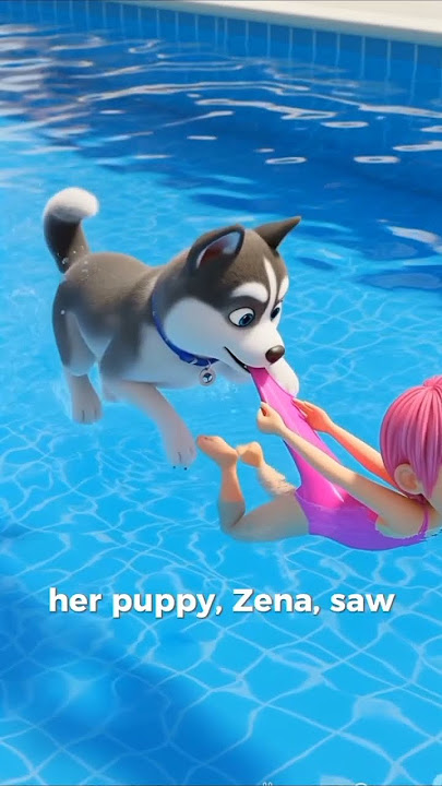 Zena, THE BRAVE Husky. #shorts
