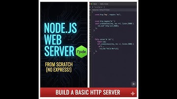 Node.js Web Server: Build a Basic HTTP Server from Scratch (No Express!)
