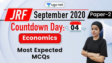UGC NET Paper 2 Crash Course | Economics by Simranjit Kaur | Most Expected MCQs