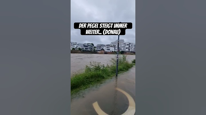 Schweres Hochwasser in Ulm.. Der Pegel steigt immer weiter @justinswetternews Mit dabei..👌