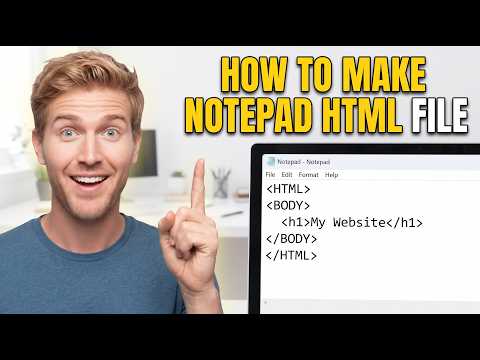 How To MAKE Notepad HTML File (QUICK & EASY) 2026