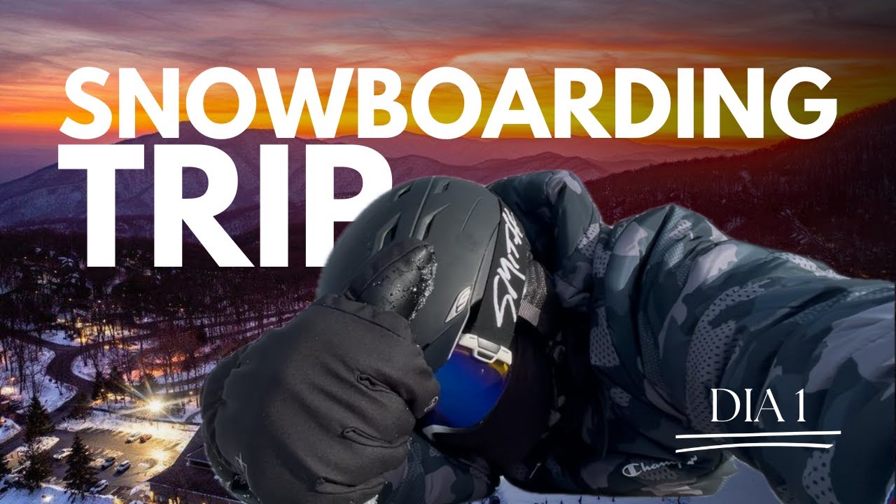 Así es hacer snowboarding por primera vez || DIA 1|| SNOWBOARDING TRIP.