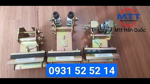 Con lăn dẫn cáp dầm I - Loại trục lăn - Con chạy dầm I cầu trục - Ray C cầu trục 30x40