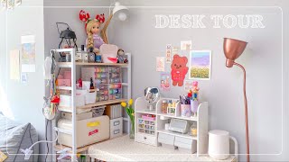 [Desk Tour] ✧･ﾟ: *🚪다꾸 유튜버의 문구 가득한 책상 구경하기🤍(+트롤리와 서랍까지!)