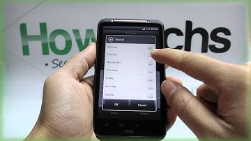 How to Set the Alarm on HTC Desire HD