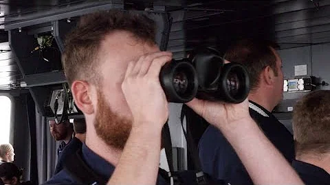 HMS Queen Elizabeth Reacts to a Possible Man Overboard