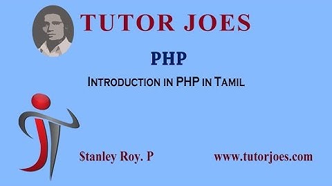 First Program in PHP tamil