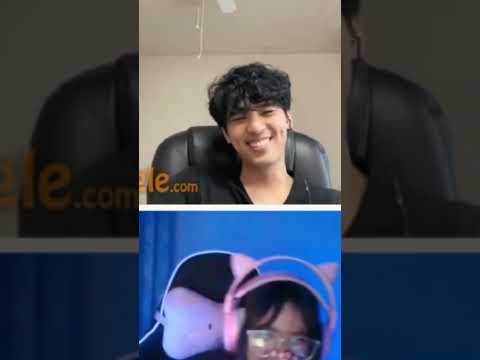 He Blushed! |Indian Girl Flirts with Korean Guy #omegle #youtubeshorts