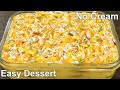 Mango Milk dessert with 1/2 liter milk | easy Sweet dessert Recipe